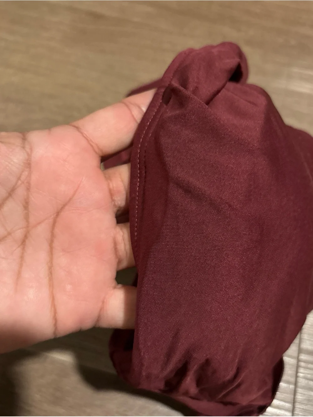 kate spade Scalloped Bandeau Top in Dusty Mauve